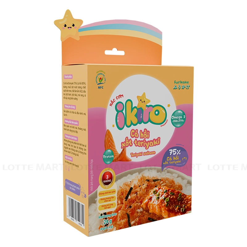 Ikiro 데리야키 소스 연어맛 밥 뿌리개 24G 3