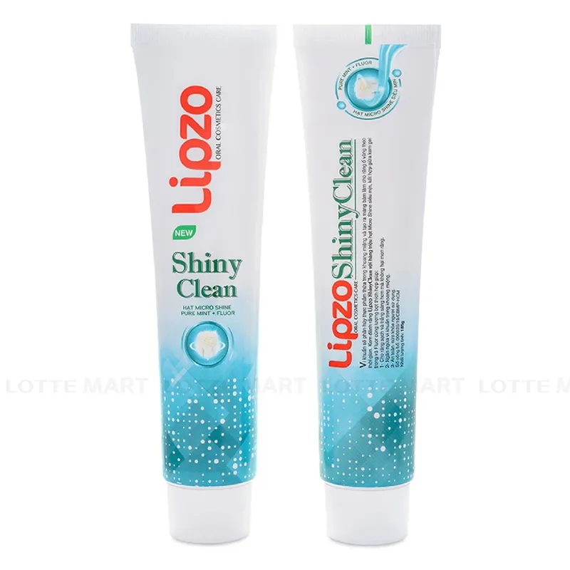 Lipzo Shiny Clean 멸균 상쾌적 치약 185G 5