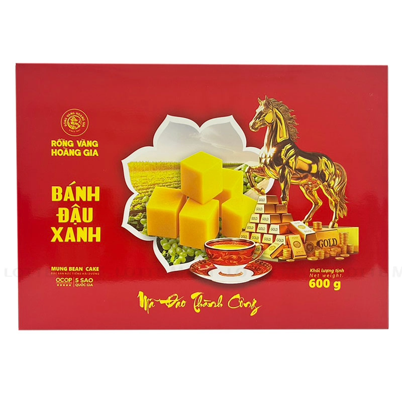 Hoang Gia 황금말 용금 녹두 케이크 600G 6