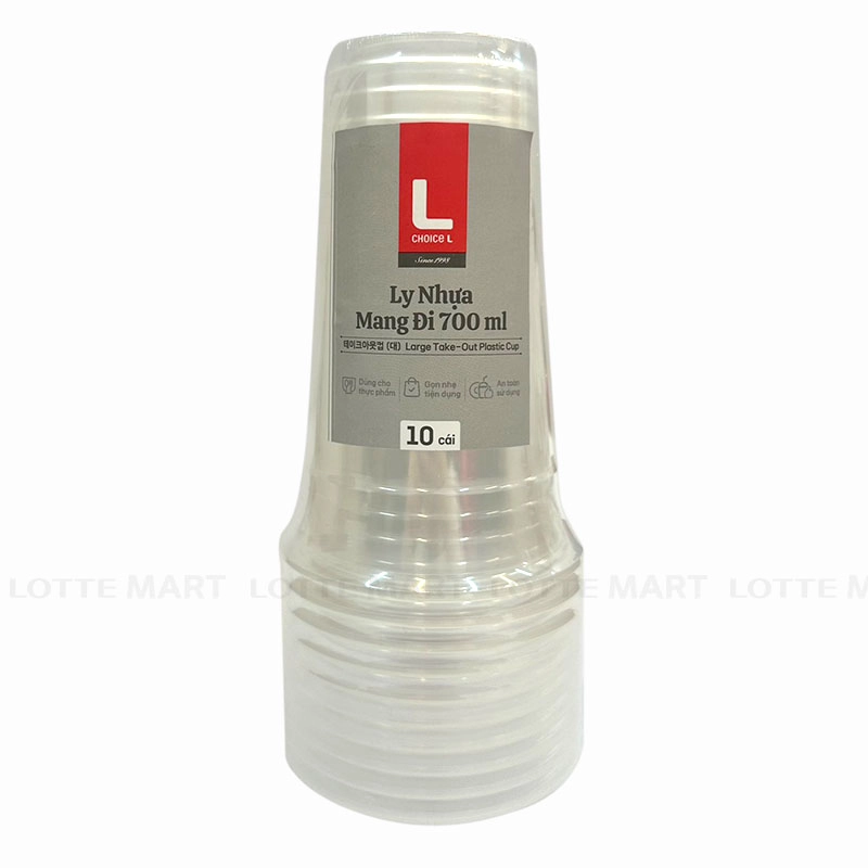 Choice L 테이크아웃 플라스틱 컵 700ml (10개입) 2