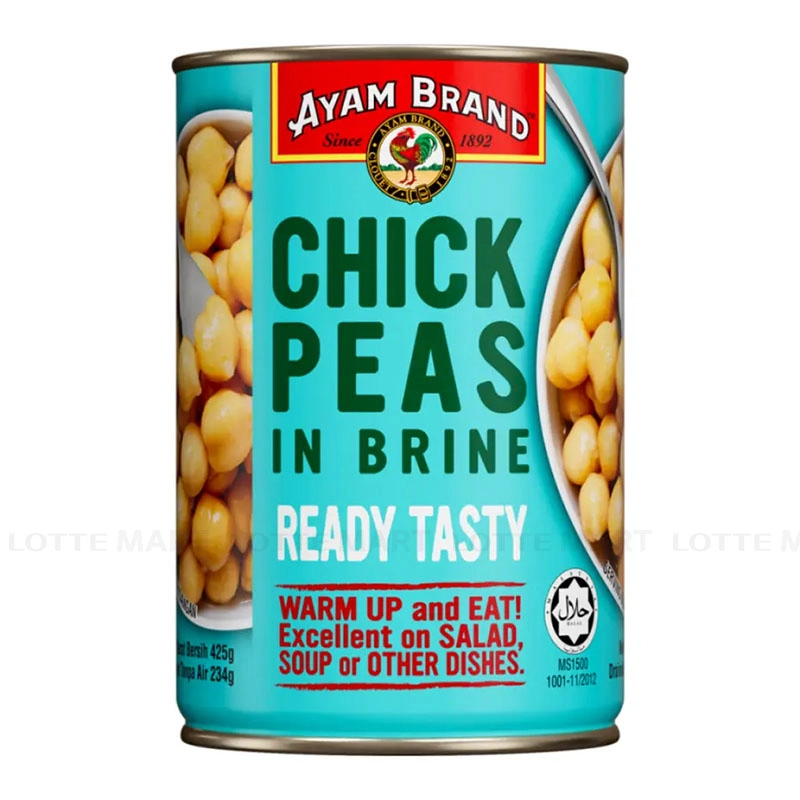 Ayam Brand 소금물에 절인 병아리콩 425G 2