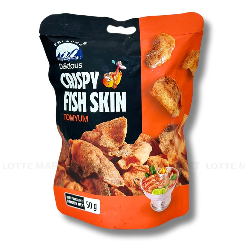Snack Da Cá Phi Long Vị Tomyum Gói 50G 2