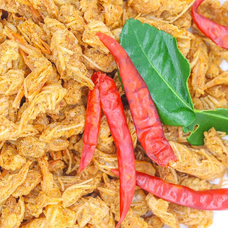 Snack Tempura Đầu Tôm Phi Long Vị Cay Gói 25G 3