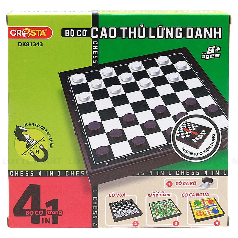 Cresta 4 in 1 전설의 고수 체스 세트 DK81343 2