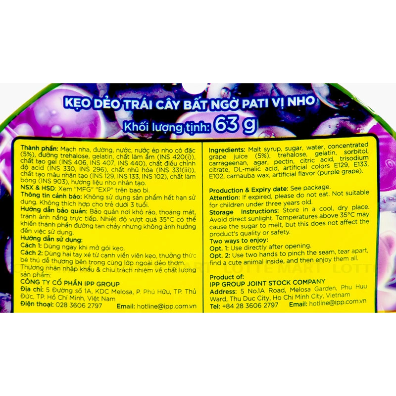 KEO DEO TRAI CAY LOT VO VI NHO PATI GOI 63G 4