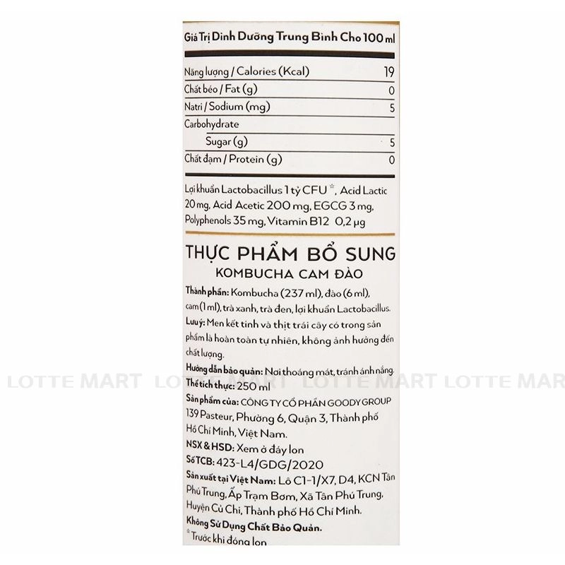 NUOC STAR KOMBUCHA CAM DAO 250ML 4