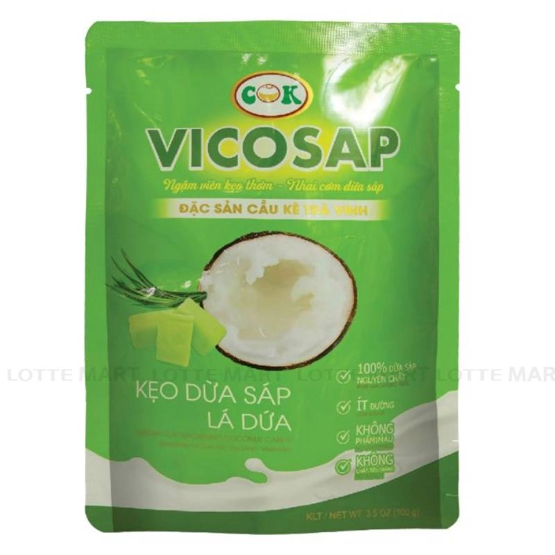 Vicosap 판단잎맛 코코넛 캔디 100G 2
