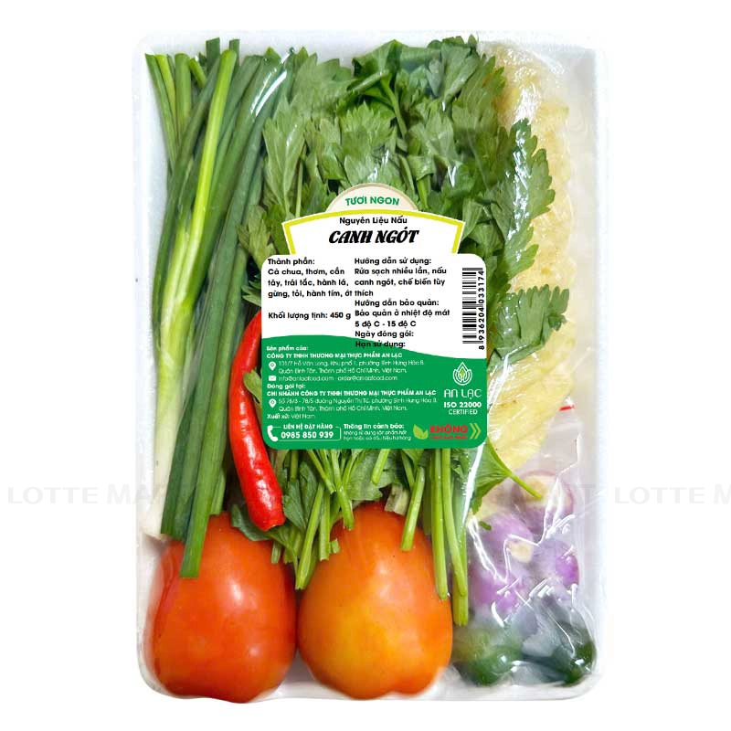 Nguyên Liệu Canh Ngót An Lạc 450G 2