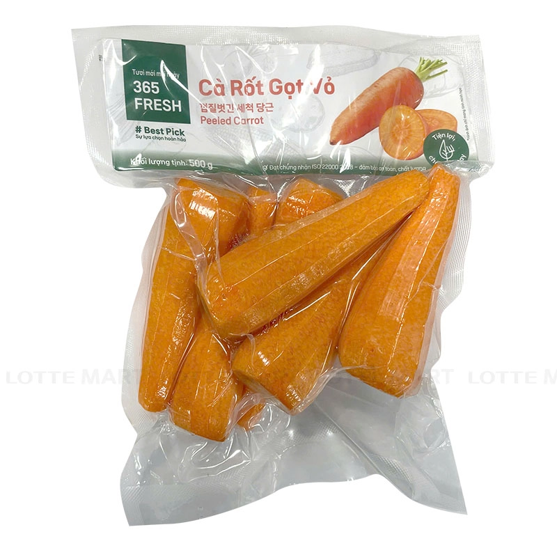 365 Fresh 껍질 벗긴 당근 500G 2