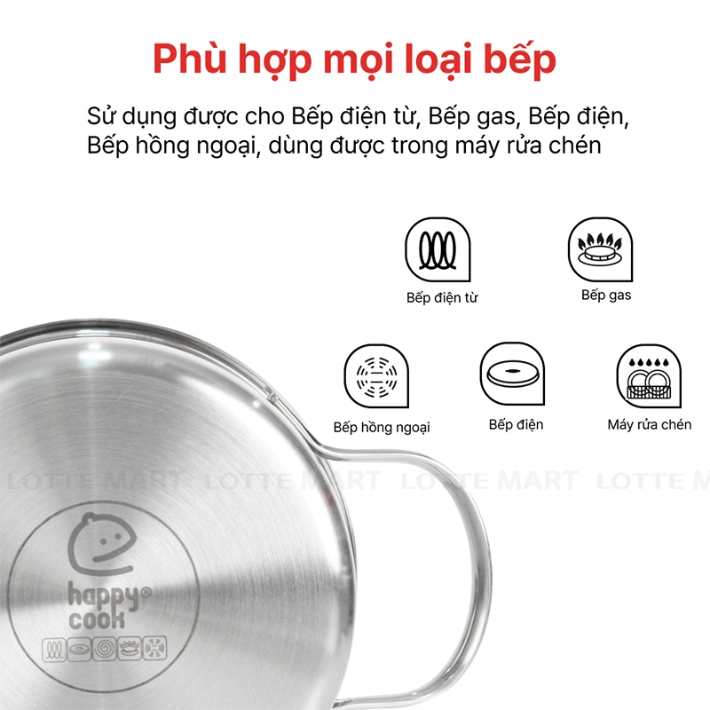 Happycook 스테인리스 3중 냄비 HCS-NB20 20cm 5