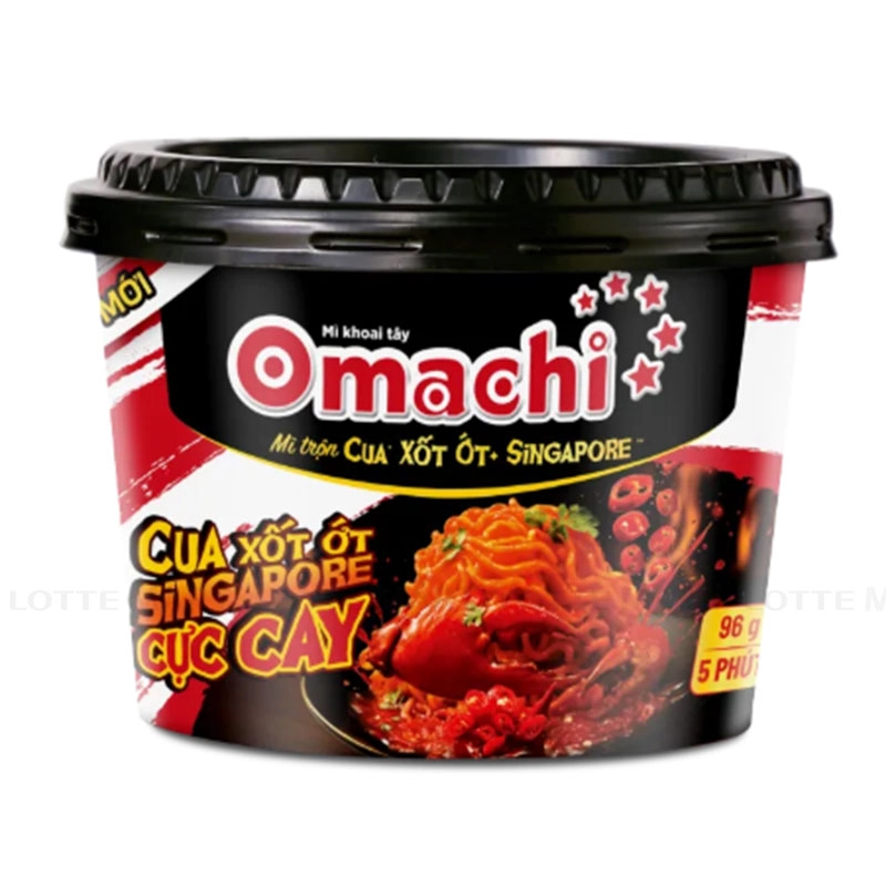 Omachi 싱가포르 칠리 크랩 소스 볶음면 96G 2