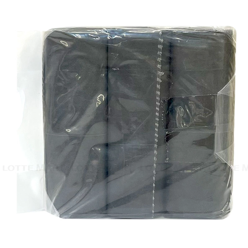 Biohome 검정 쓰레기봉투 M사이즈 55 x 65cm 1kg (3롤) 3