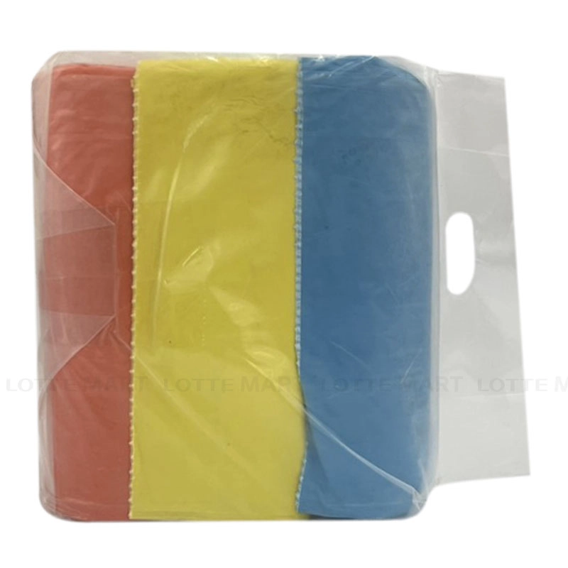 Biohome 컬러 쓰레기봉투 L사이즈 64 x 78cm 1kg (3롤) 3
