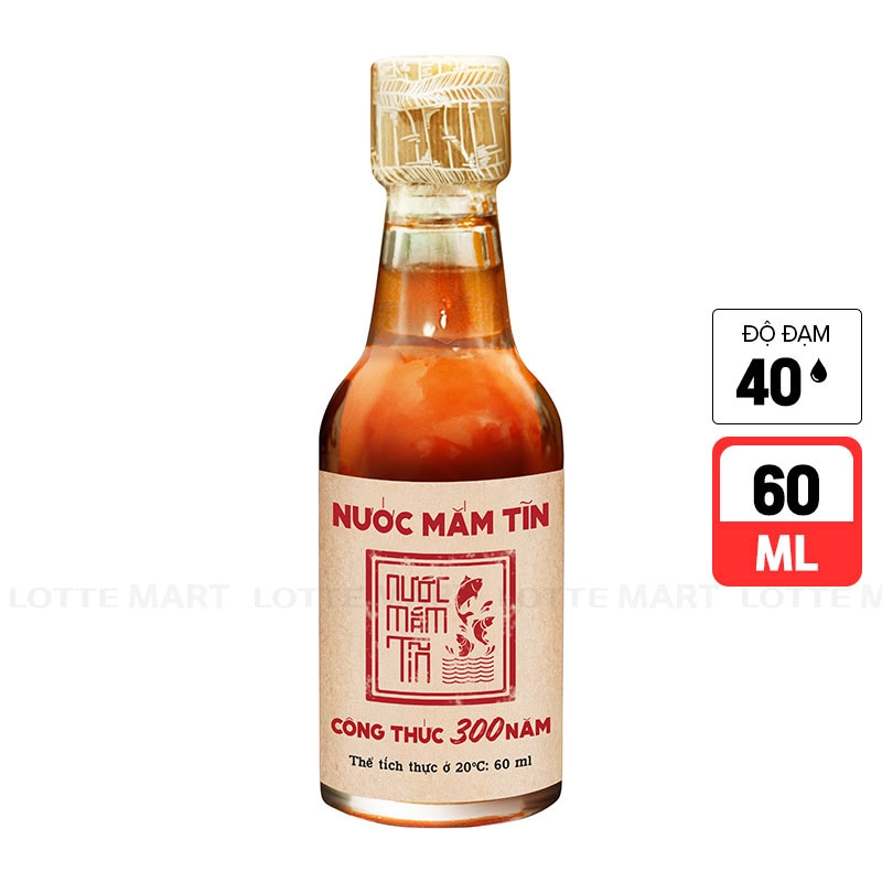 Nuoc Mam Tin 레드 라벨 피쉬 소스 40도 60ml 2