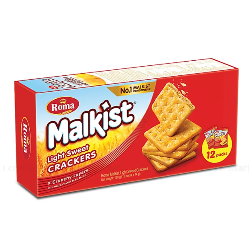 Bánh Quy Giòn Malkist Crackers Hộp 168g