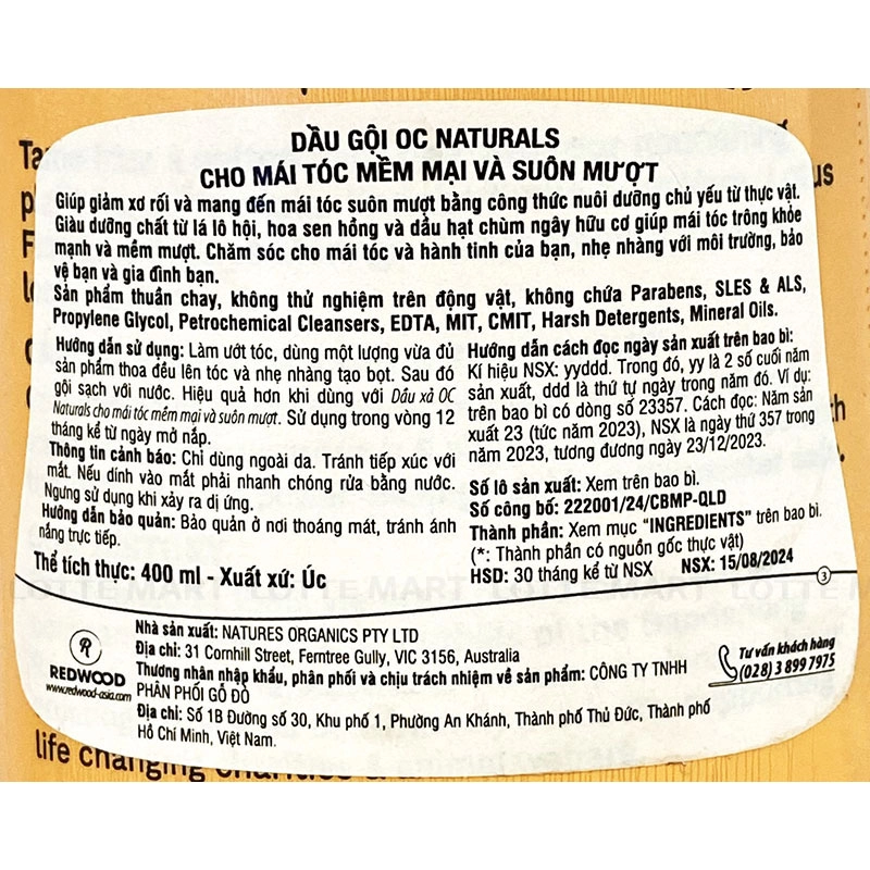 DG OC MEM MAI SUON MUOT 400ML 4