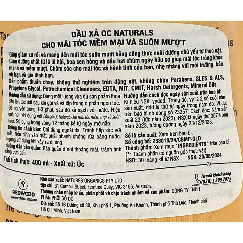 DX OC MEM MAI SUON MUOT 400ML 4