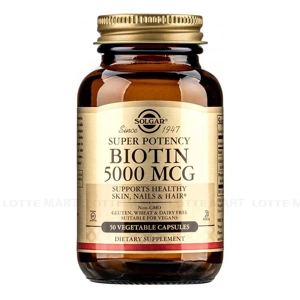 TPBVSK SOLGAR BIOTIN 5000MCG 50V 1