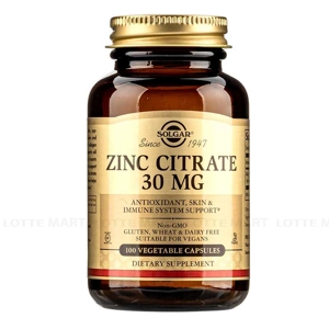 TPBVSK SOLGAR ZINC CITRATE 30MG 100V 1