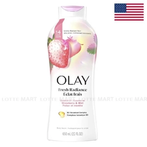 Sữa Tắm Olay Tươi Mát Dài Lâu Với Dâu Trắng Và Bạc Hà