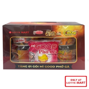 Acecook Siu Kay 2가지 맛 라면 4개입 386G