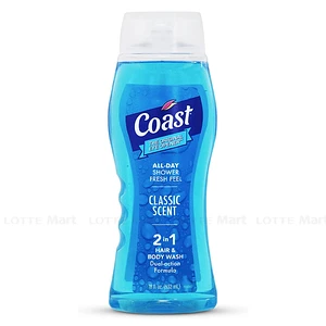 Coast 클래식 향기 샴푸 및 샤워 532ml