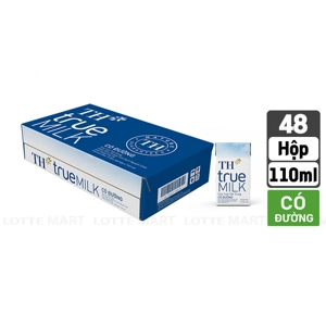 TH true MILK 가당 멸균우유 110ml x 48입