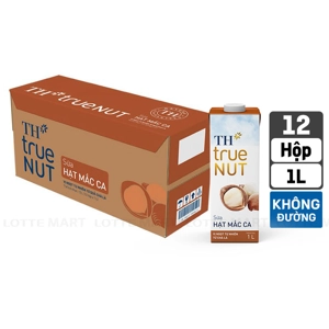 TH true NUT 마카다미아 식물성 음료 1L x 12개입