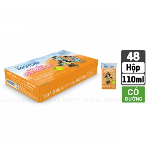 TH True Juice Mistori 과일 우유 음료 오렌지맛 110ml x 48개입