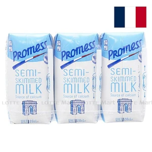 Promess 저지방 멸균우유 (200ML x 6개입) 1