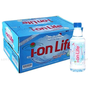 Thùng 24 chai nước uống i-on kiềm Akaline I-on Life 330ml/chai