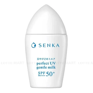 Senka SPF50+ PA++++ Perfect UV Gentle Milk 민감성 피부를 위한 선크림 40ml