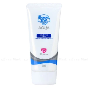 Banana Boat 민감성 피부용 아쿠아 센서티브 선스크린 SPF50+ 50ml