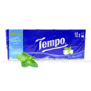 Tempo Menthol 포켓 미니 티슈 (10개입)