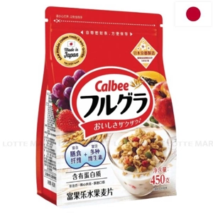 Calbee 후루츠 그래놀라 과일 곡물 450G
