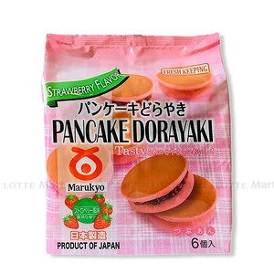 Marukyo 도라야키 팬케이크  딸기팥맛 310G 1