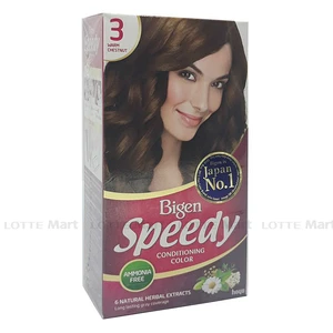 Kem Nhuộm Tóc Bigen Speedy 3 Nâu Hạt Dẻ Ánh Đỏ
