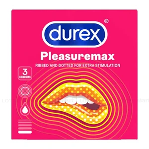 Durex Pleasuremax 콘돔  3개입 1