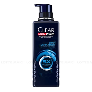 Dầu Gội Clear Men Ultra 5x Mát Lạnh 380g