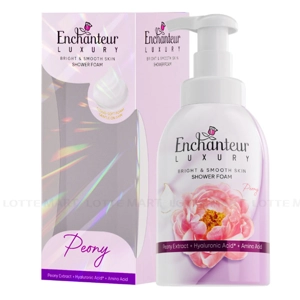 Enchanteur Luxury 피오니 향 거품 바디워시 스무딩 및 브라이트닝 450ml