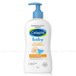 Cetaphil 베이비 유기농 칼렌듈라 국화향 샴푸앤 바디워시 400ML