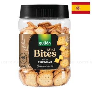 Gullón 미니 체다 치즈 소금 크래커 250G