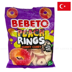 Bebeto 복숭아 맛 링 구미 80G