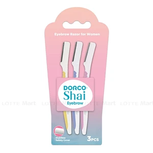 Dorco Shai LDIA200 눈썹칼 3개 1