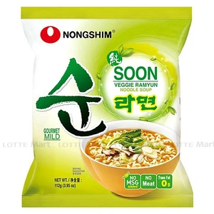 Mì Ăn Liền Nongshim Soon Veggie Chay Gói 112g