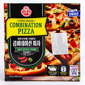 오뚜기 돌판오븐에 구워만든 콤비네이션 피자 415G 1