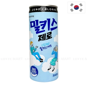 LOTTE 밀키스 무설탕 우유 소다 250ml