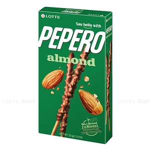 Bánh Que Lotte Pepero Vị Hạnh Nhân Hộp 32g