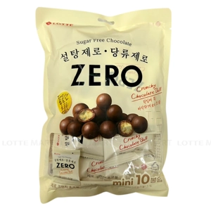 Socola Lotte Crunch Ball Zero Gói 140g