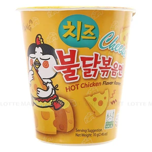 삼양 치즈맛 불닭 볶으면 소컵 70ml 1